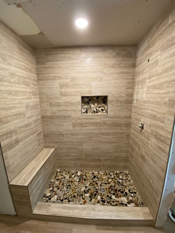 Custom Shower Remodel Tile